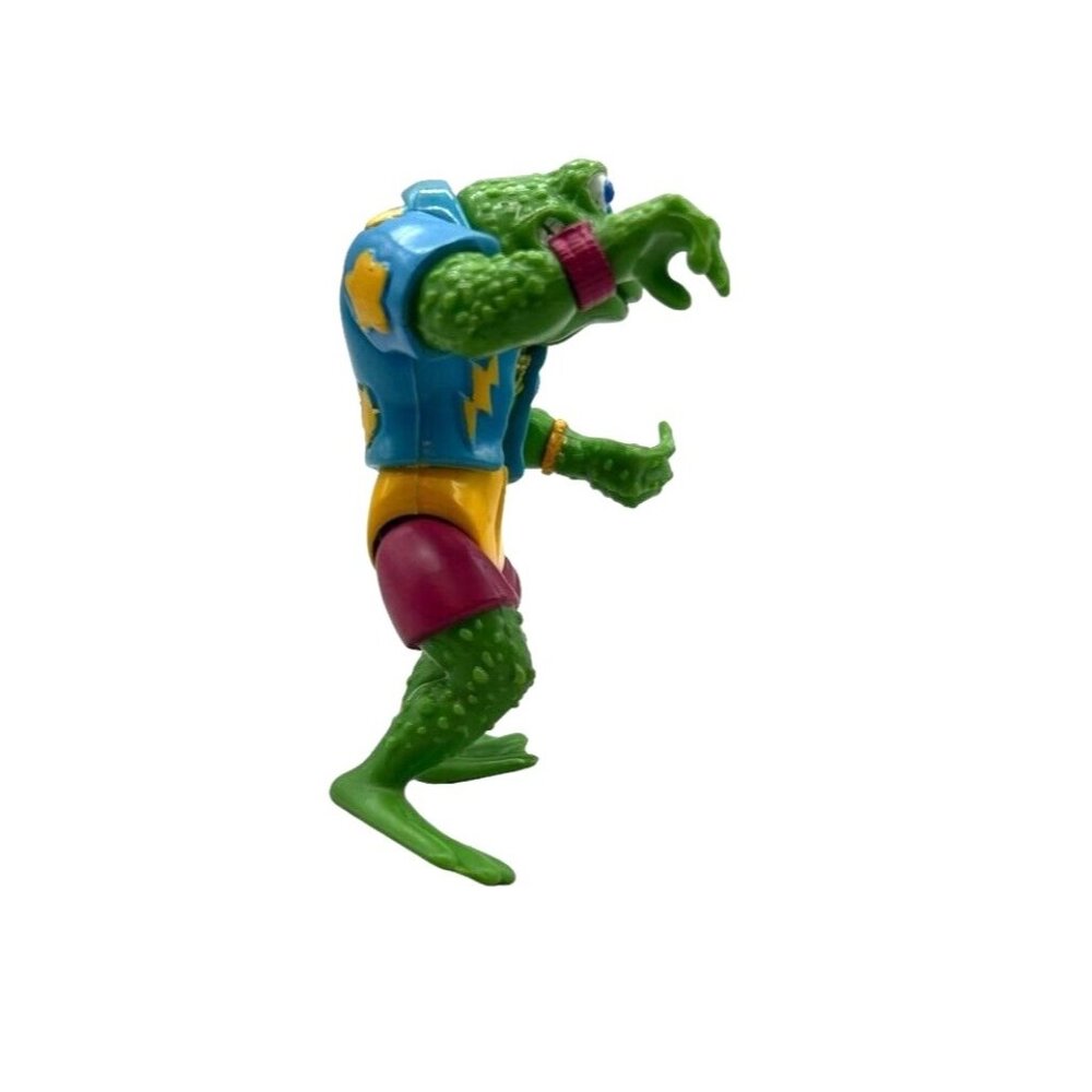 Genghis Frog Teenage Mutant Ninja Turtles TMNT 1989 Playmates Action Figure VTG - Picture 3 of 6